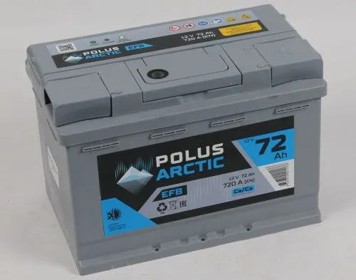 Аккумулятор 12V Polus Arctic 6CT-72.0 EFB - 2