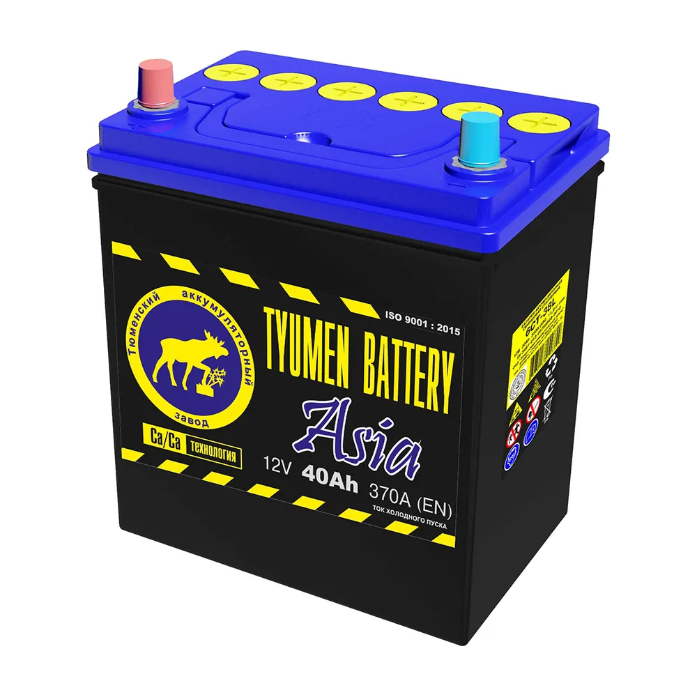 Аккумулятор 12V Tyumen Battery 6СТ-40.1L ASIA Ca/Ca - 2
