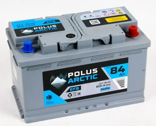 Аккумулятор 12V Polus Arctic 6CT-84.0 EFB