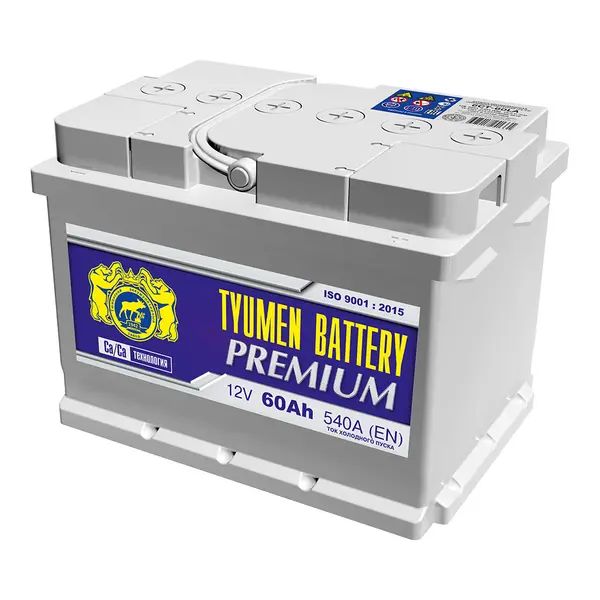 Аккумулятор 12V Tyumen Battery 6СТ-60.0LA PREMIUM Ca/Ca (низкий)