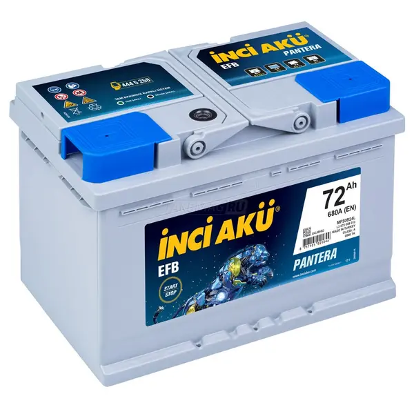 Аккумулятор 12V Inci Aku 6CT-72.0 Start-Stop EFB