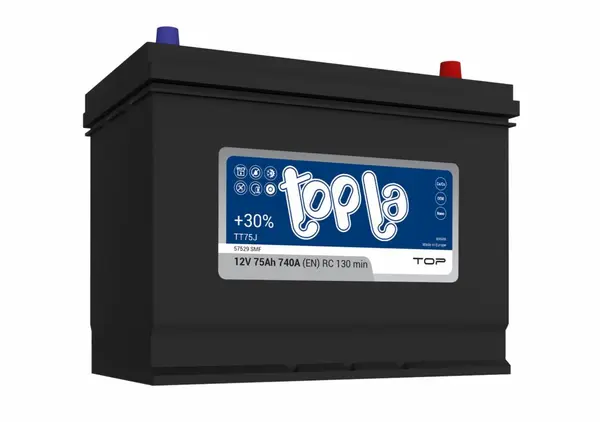 Аккумулятор 12V Topla 6CT-75.0 TOP JIS 57529 SMF TT75J