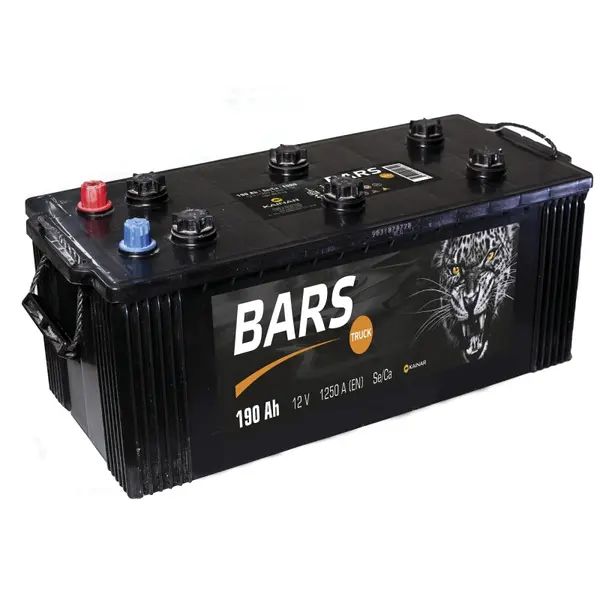Аккумулятор 12V Bars Truck 6СТ-190.3L Se/Ca (конус) (евро)