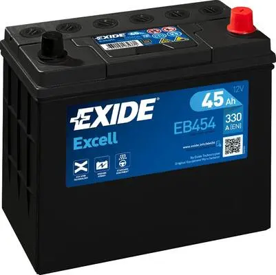 Аккумулятор 12V EXIDE 6CT-45.0 Asia Excell EB454