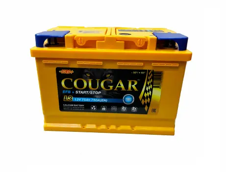 Аккумулятор 12V Cougar 6СТ-75.0 EFB+Start\Stop