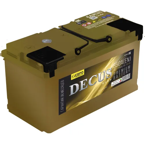 Аккумулятор 12V Decus 6СТ-77.0 Gold Ca/Ca - 2