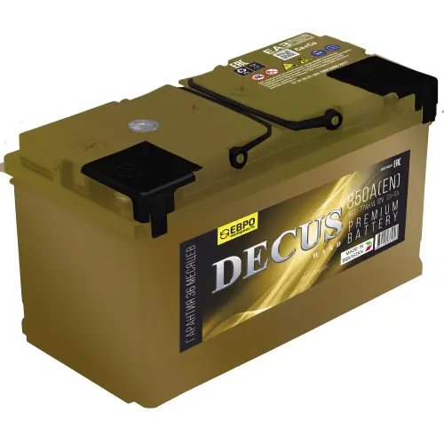 Аккумулятор 12V Decus 6СТ-77.0 Gold Ca/Ca