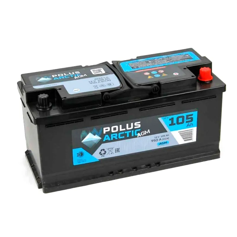 Аккумулятор 12V Polus Arctic 6CT-105.0 AGM - 2