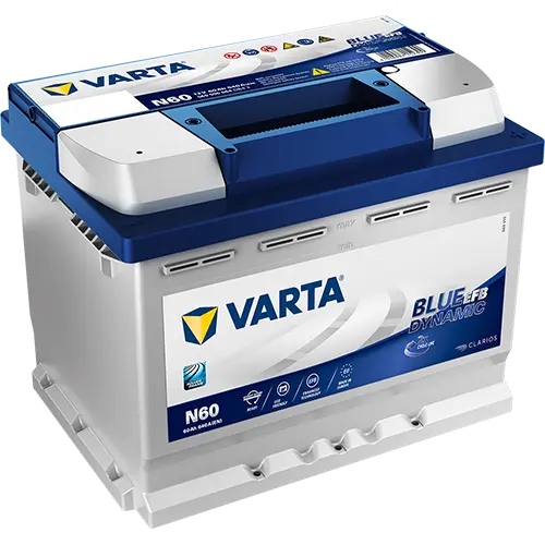 Аккумулятор 12V VARTA 6CT-60.0 Blue Dynamic EFB