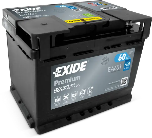 Аккумулятор 12V EXIDE 6CT-60.1 Premium EA601