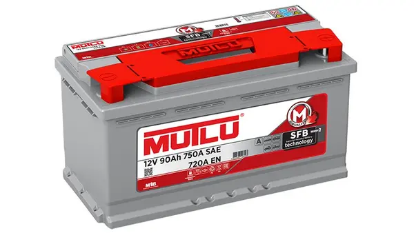 Аккумулятор 12V MUTLU 6CT-90.0 SMF 59018 Series 2 низкий