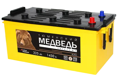 Аккумулятор 12V Тюменский Медведь 6СТ-225.3LA.3 Ca/Ca