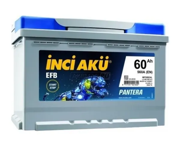 Аккумулятор 12V Inci Aku 6CT-60.0 Start-Stop EFB