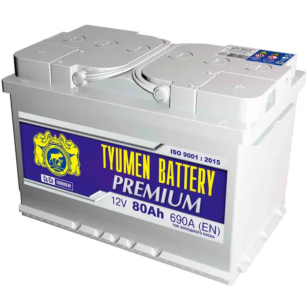 Аккумулятор 12V Tyumen Battery 6СТ-80.0L PREMIUM Ca/Ca