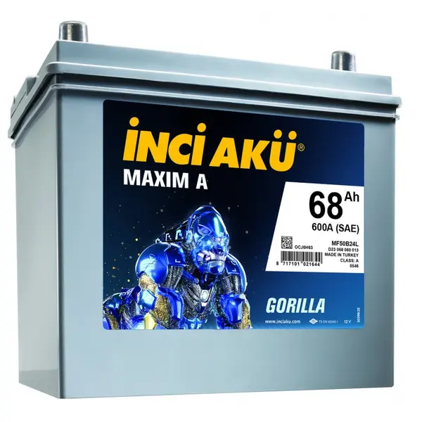 Аккумулятор 12V Inci Aku 6CT-68.0 Asia Maxim A