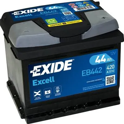 Аккумулятор 12V EXIDE 6CT-44.0 Excell EB442 - 2
