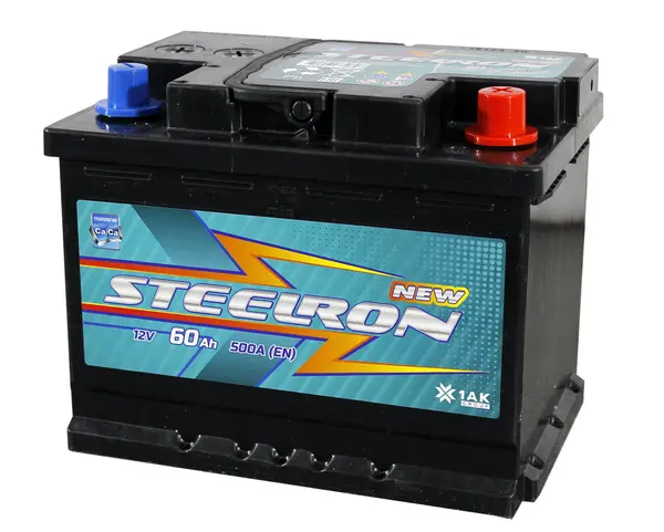 Аккумулятор 12V 6СТ-60.0 VLR (R+) Steelron NEW (Zubr) 500A