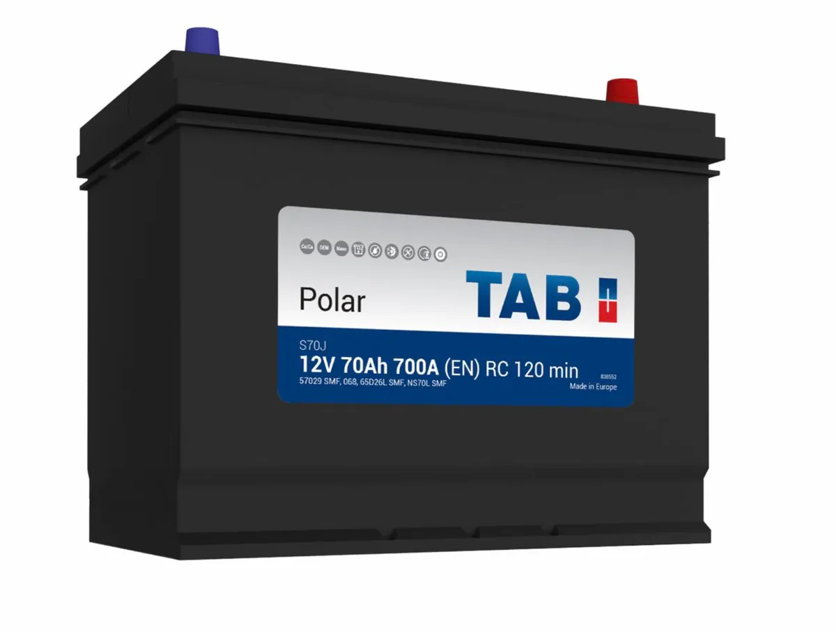 Аккумулятор 12V TAB 6CT-70.0 Polar Asia 57029 SMF S70J - 2