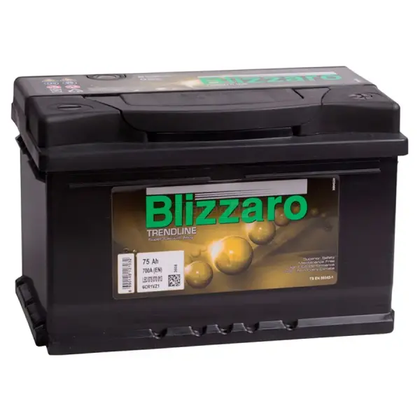 Аккумулятор 12V Blizzaro 6CT-75.1 Trendline