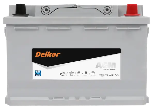 Аккумулятор 12V DELKOR 6CT-70.0 AGM