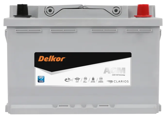 Аккумулятор 12V DELKOR 6CT-70.0 AGM - 2