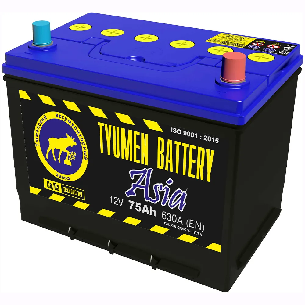 Аккумулятор 12V Tyumen Battery 6СТ-75.0L ASIA Ca/Ca - 2