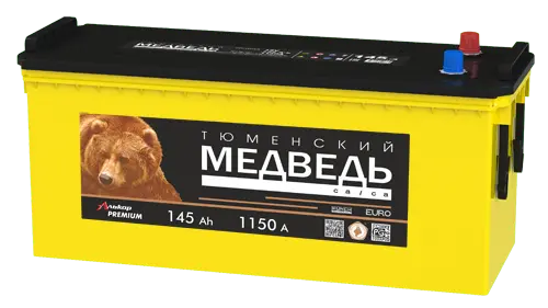 Аккумулятор 12V Тюменский Медведь 6СТ-145.4VLA Ca/Ca