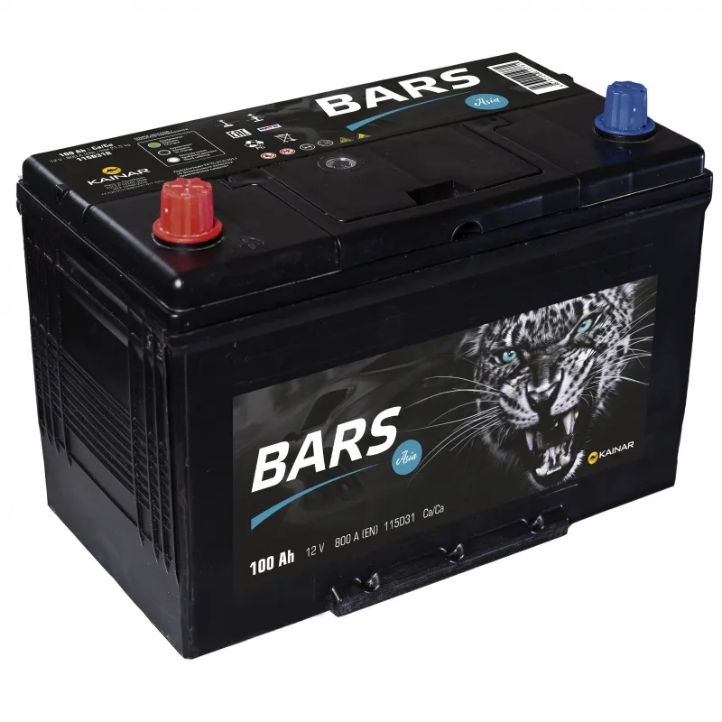 Аккумулятор 12V Bars 6СТ-100.1 Asia 115D31R Ca/Ca - 2