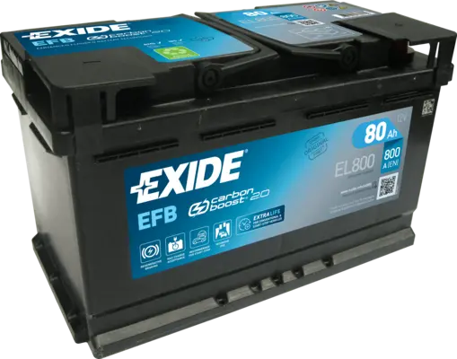 Аккумулятор 12V EXIDE 6CT-80.0 Start-Stop EFB