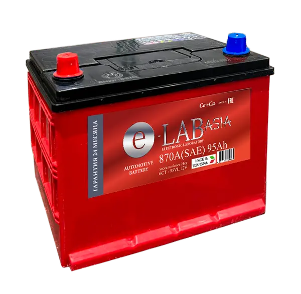 Аккумулятор 12V E-LAB 6СТ-95.1 Asia Ca/Ca
