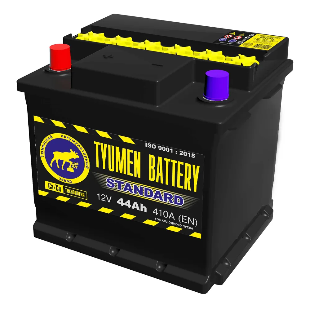Аккумулятор 12V Tyumen Battery 6СТ-44.0L STANDARD Ca/Ca - 2