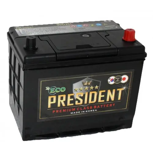 Аккумулятор 12V President 6CT-80.0 ECO ASIA SMF 90D26L