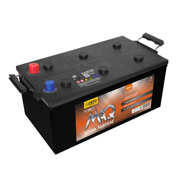 Аккумулятор 12V Power MAQ 6СТ-225.3 Ca/Ca