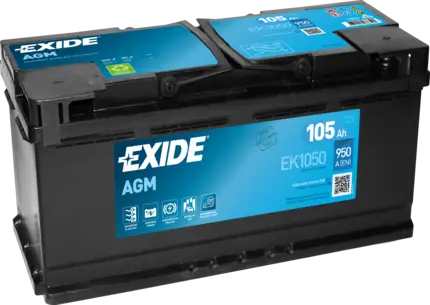 Аккумулятор 12V EXIDE 6CT-105.0 Start-Stop AGM