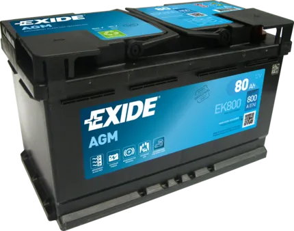 Аккумулятор 12V EXIDE 6CT-80.0 Start-Stop AGM - 2