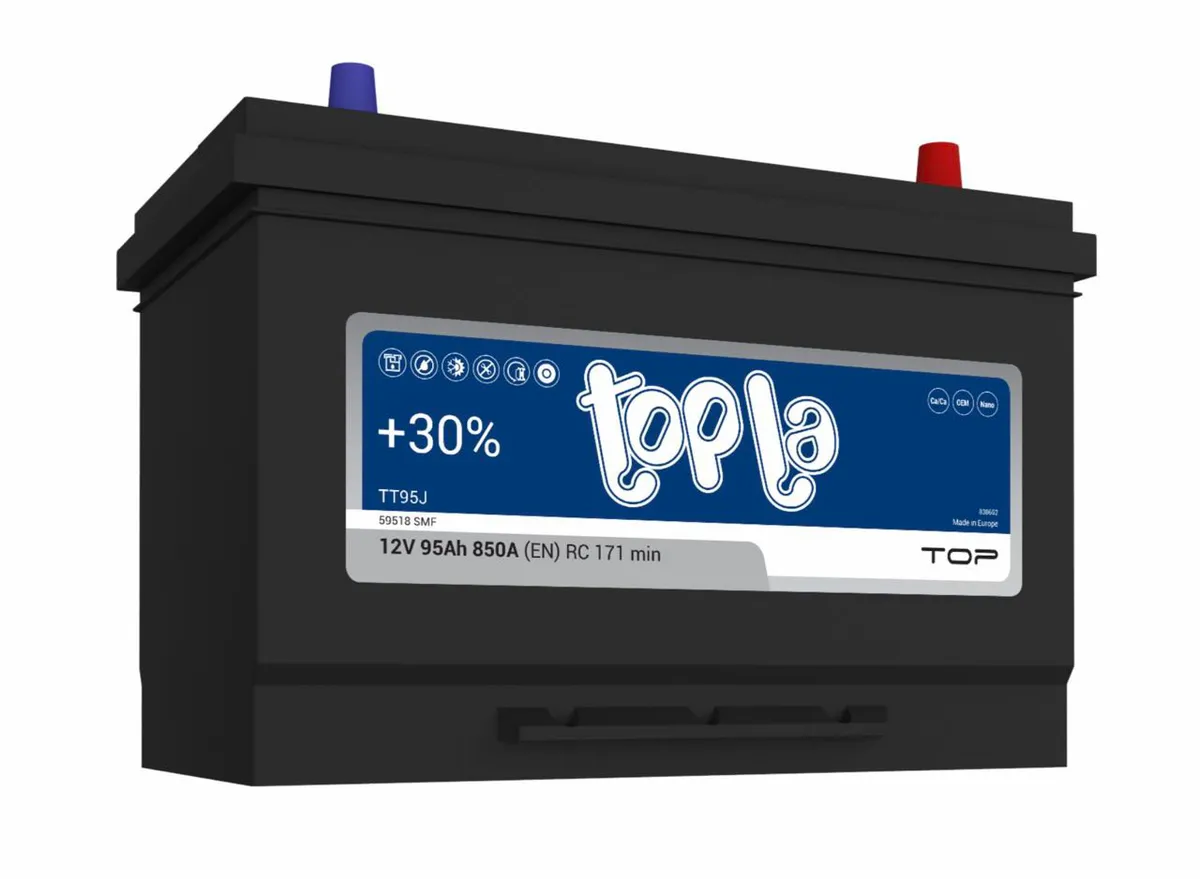Аккумулятор 12V Topla 6CT-95.0 TOP JIS 59518 SMF TT95J - 2
