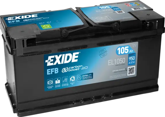 Аккумулятор 12V EXIDE 6CT-105.0 Start-Stop EFB