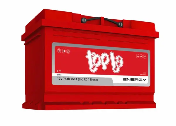 Аккумулятор 12V Topla 6CT-75.0 Energy 57412 MF E75