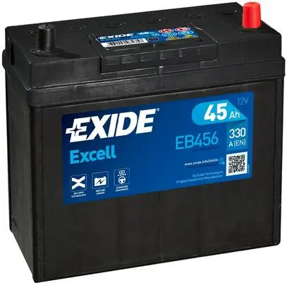 Аккумулятор 12V EXIDE 6CT-45.0 Asia Excell EB456