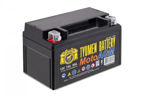 Аккумулятор 12V Tyumen Battery 6МТС-7AGM MotoAGM