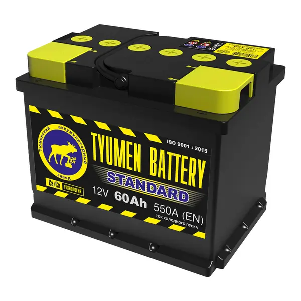 Аккумулятор 12V Tyumen Battery 6СТ-60.1L STANDARD Ca/Ca