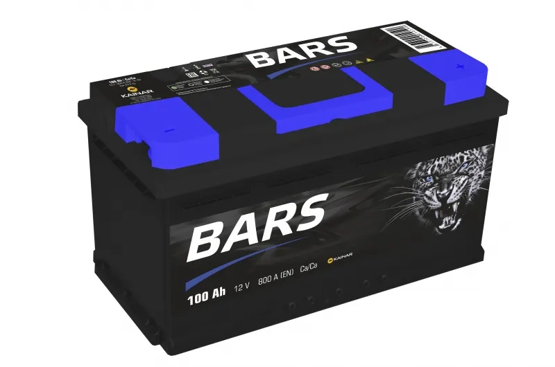 Аккумулятор 12V Bars 6СТ-100.0L Ca/Ca - 2