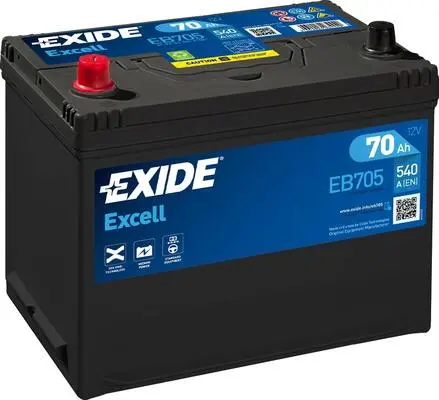 Аккумулятор 12V EXIDE 6CT-70.1 Asia Excell EB705