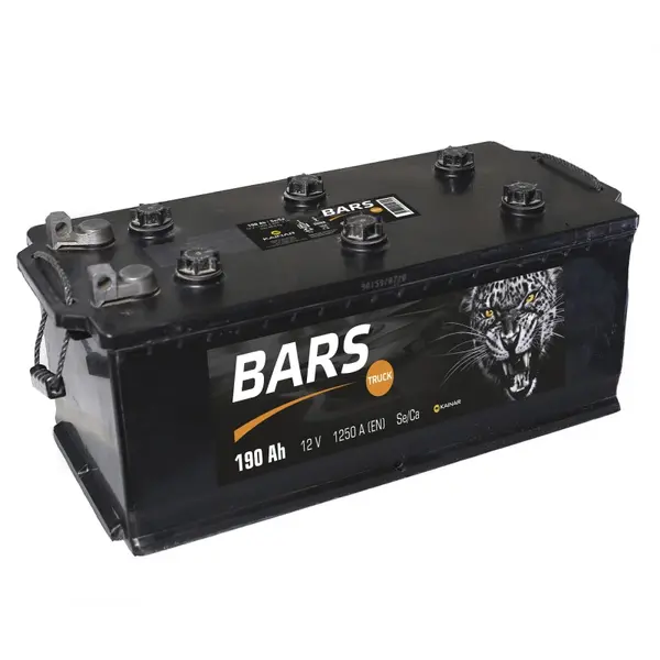 Аккумулятор 12V Bars Truck 6СТ-190.4L Se/Ca (болт)