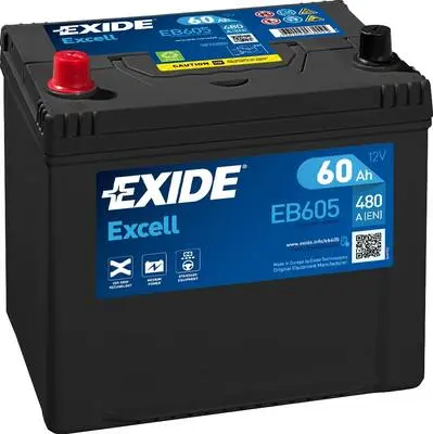 Аккумулятор 12V EXIDE 6CT-60.1 Asia Excell EB605