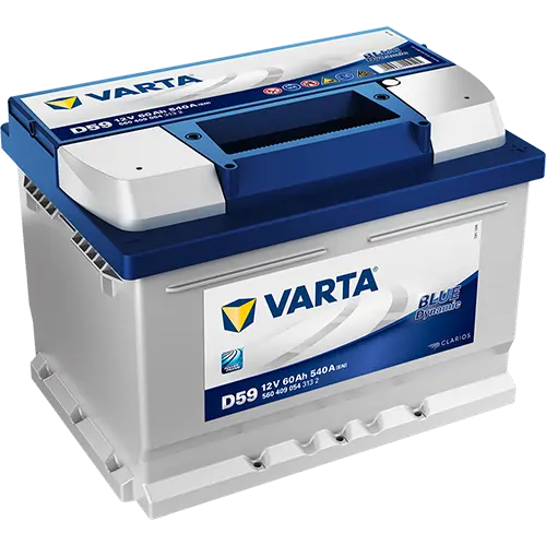 Аккумулятор 12V VARTA 6CT-60.0 Blue Dynamic низкий