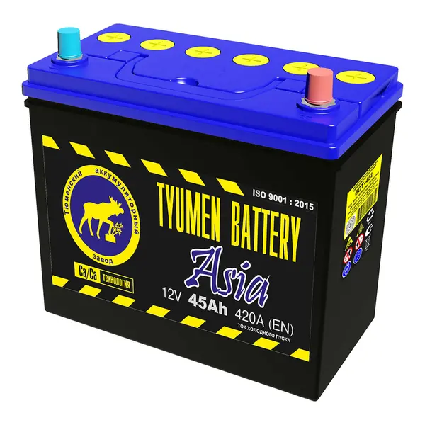 Аккумулятор 12V Tyumen Battery 6СТ-45.0L ASIA Ca/Ca