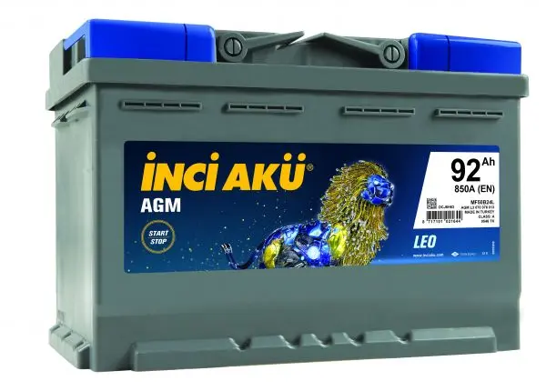Аккумулятор 12V Inci Aku 6CT-92.0 Start-Stop AGM
