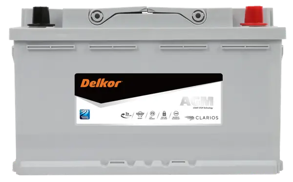 Аккумулятор 12V DELKOR 6CT-80.0 AGM