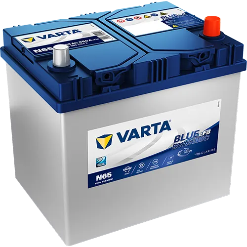 Аккумулятор 12V VARTA 6CT-65.0 Asia Blue Dynamic EFB - 2